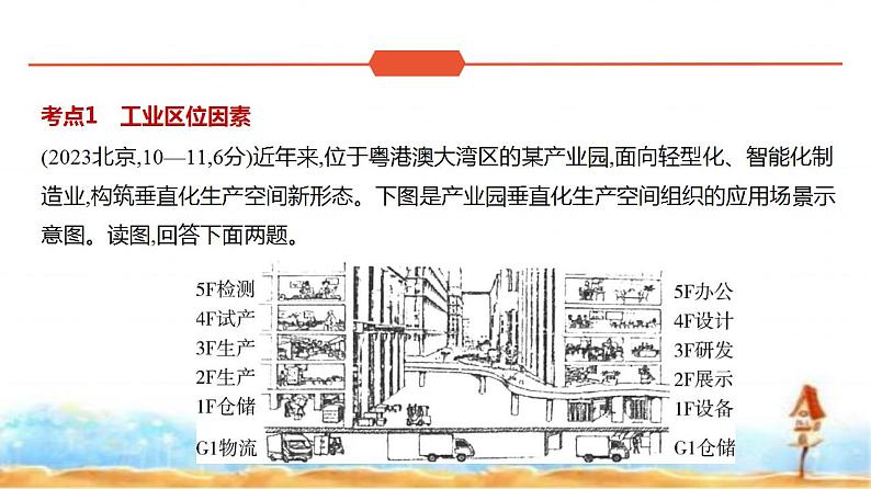 新高考版高三地理一轮复习专题九产业区位因素第二讲工业区位因素及其变化练习课件第2页