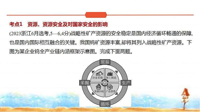 新高考版高三地理一轮复习专题一0六资源与国家安全练习课件02