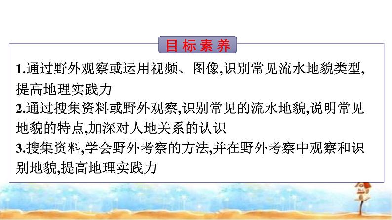 湘教版高中地理必修第一册第2章地球表面形态第1节流水地貌课件第2页