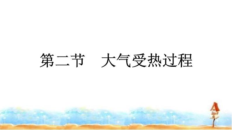 湘教版高中地理必修第一册第3章地球上的大气第2节大气受热过程课件01