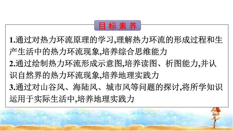 湘教版高中地理必修第一册第3章地球上的大气第3节大气热力环流课件第2页