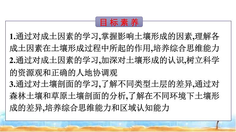 湘教版高中地理必修第一册第5章地球上的植被与土壤第2节土壤的形成课件第2页