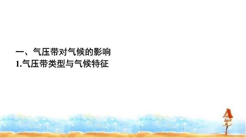 人教版高中地理选择性必修1第3章大气的运动第3节气压带和风带对气候的影响课件+练习含答案04