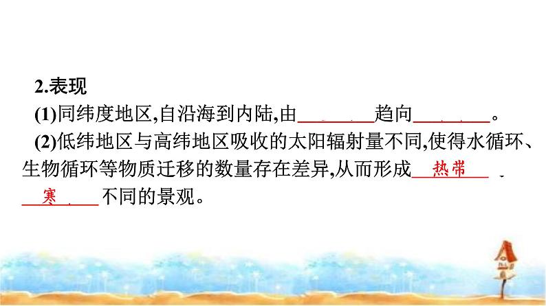 人教版高中地理选择性必修1第5章自然环境的整体性与差异性第2节自然环境的地域差异性课件+练习含答案05