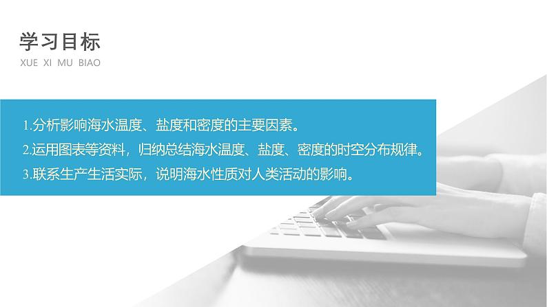 2024-2025学年高一地理新教材必修1配套PPT课件 第3章 第2节  海水的性质第3页