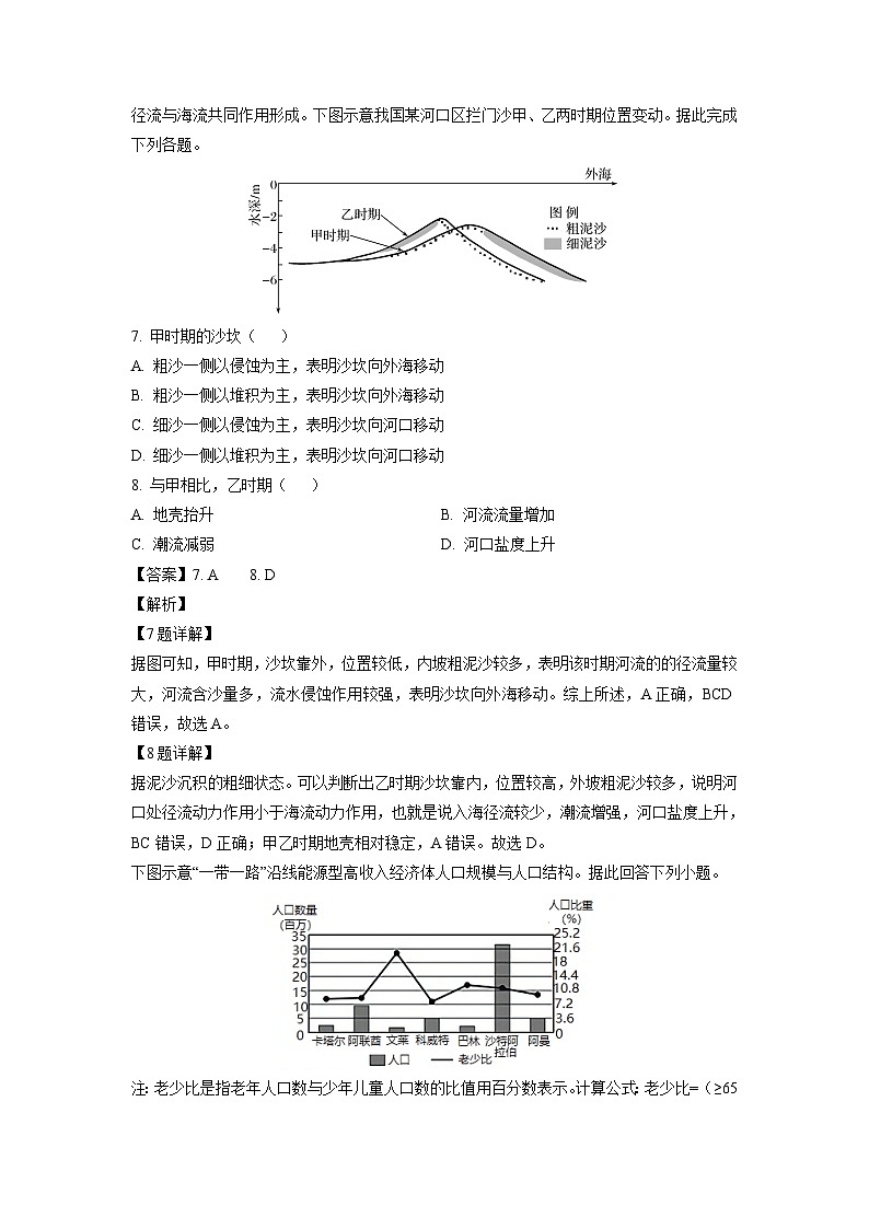 [地理]广东省湛江市某校2023-2024学年高三上学期第三次月考试题(解析版)03