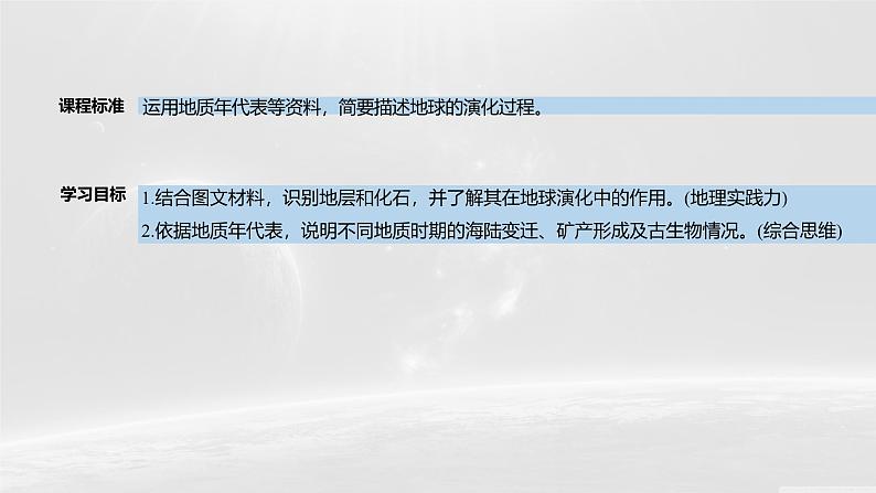 人教版高中地理必修第一册第一章第三节　《地球的历史》课件第2页
