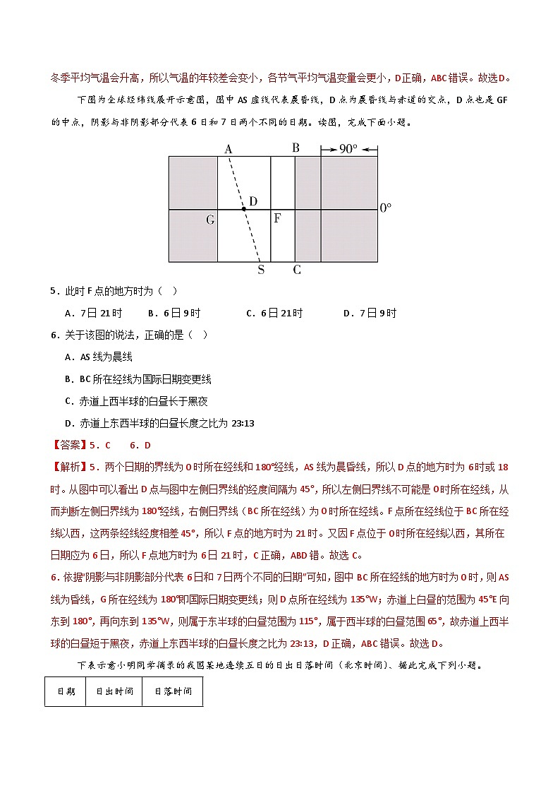 （中图版2019选择性必修1第1~3章）（全解全析）（中图版2019）第3页