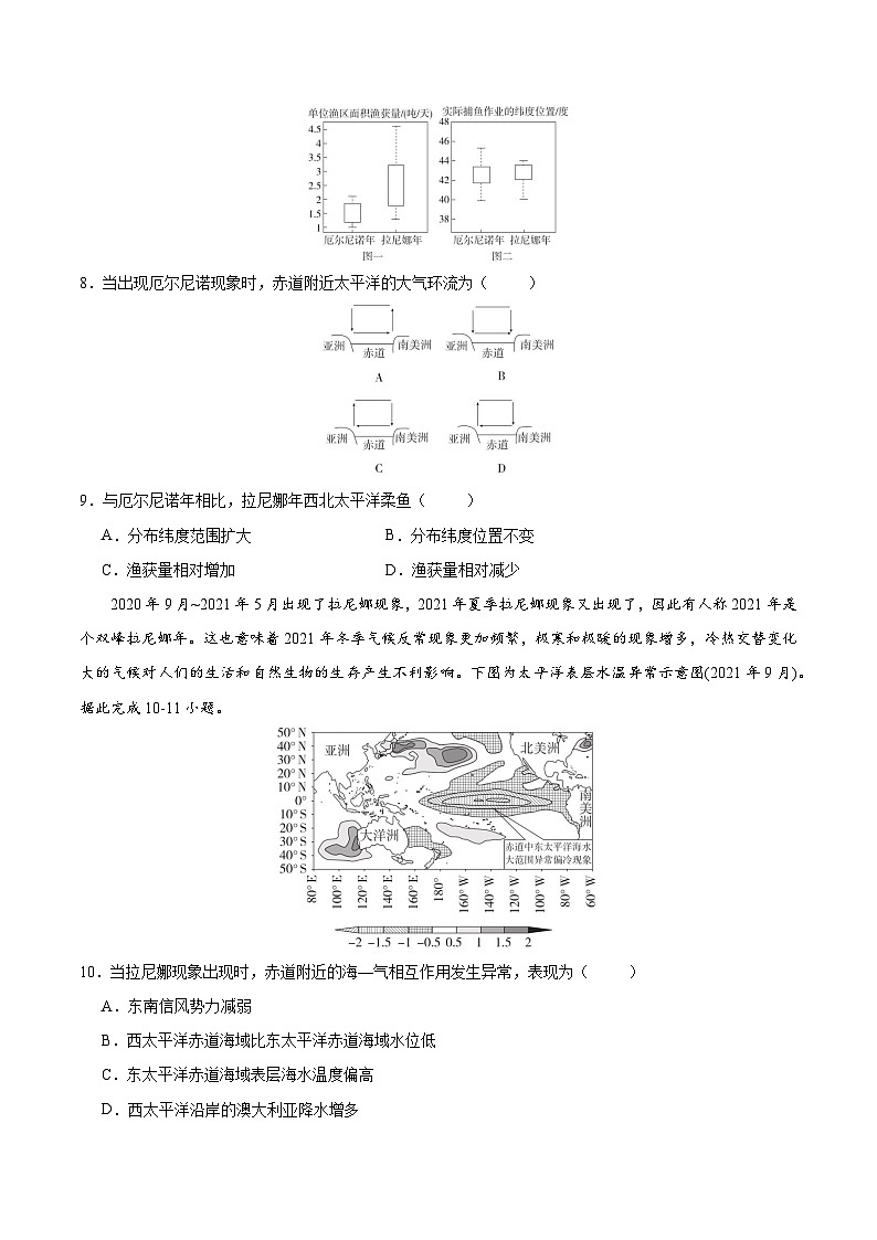 第14讲 海—气相互作用（专项训练）-2025年高考地理一轮复习全程跟踪讲与练（学生版）第3页