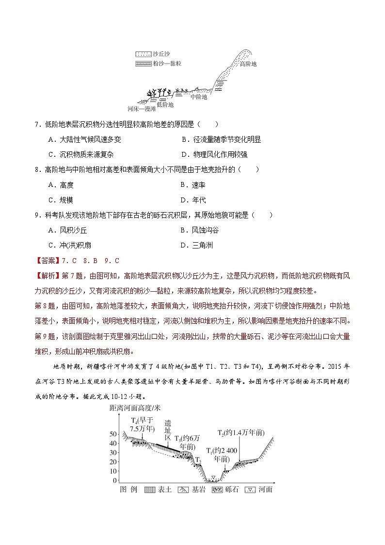 第18讲 河流地貌（专项训练）-2025年高考地理一轮复习全程跟踪讲与练（教师版）第3页