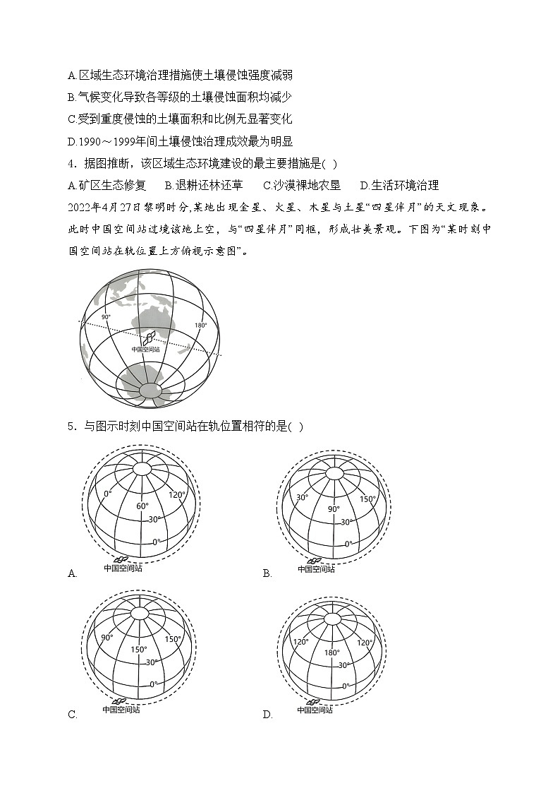 眉山市彭山区第一中学2025届高三上学期10月月考地理试卷(含答案)02