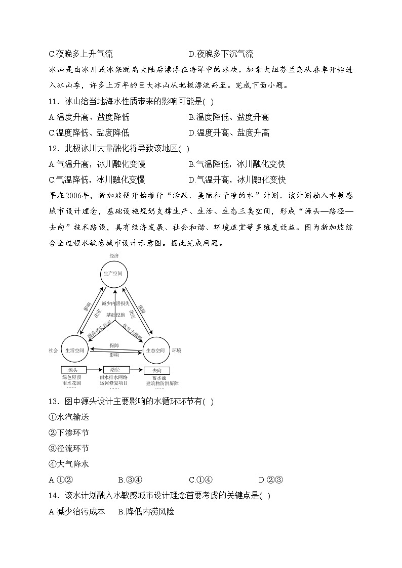 辽宁省辽东名校2023-2024学年高一上学期期中联合考试地理试卷(含答案)03