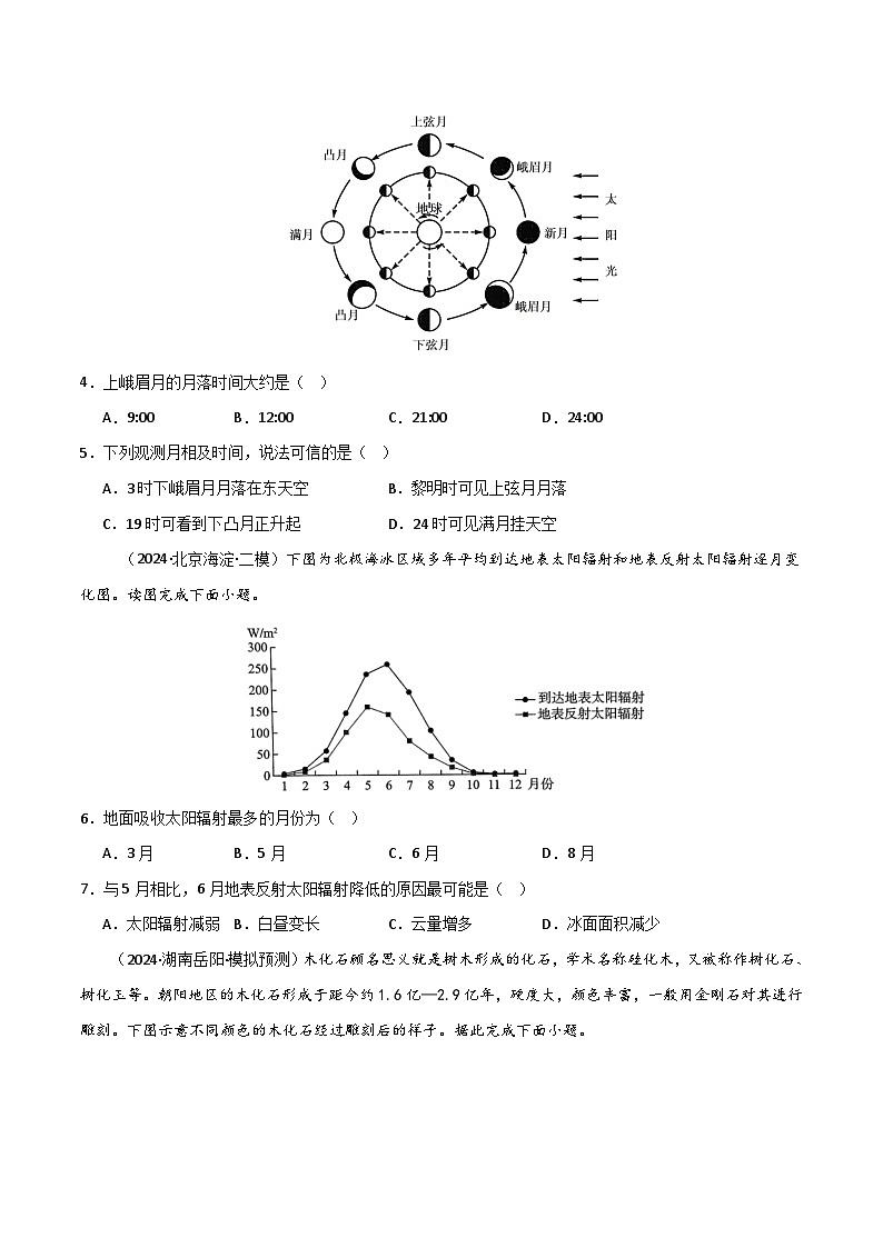 新高考地理一轮复习考点通关卷单元突破卷04 宇宙中的地球（2份，原卷版+解析版）02