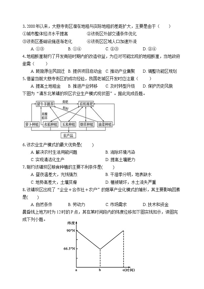 山西省长治学院附属太行中学校2024-2025学年高二上学期第一次月考地理试题第2页