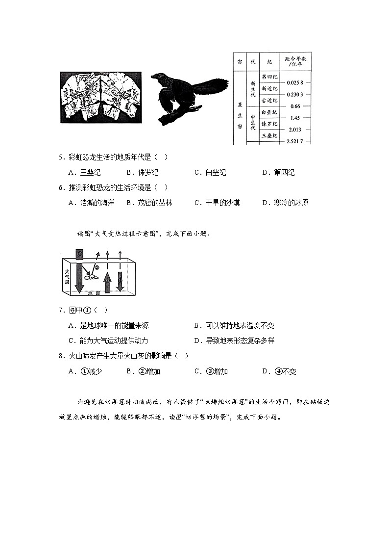 2024年北京市第二次普通高中学业水平合格性考试地理试题 (1)第2页