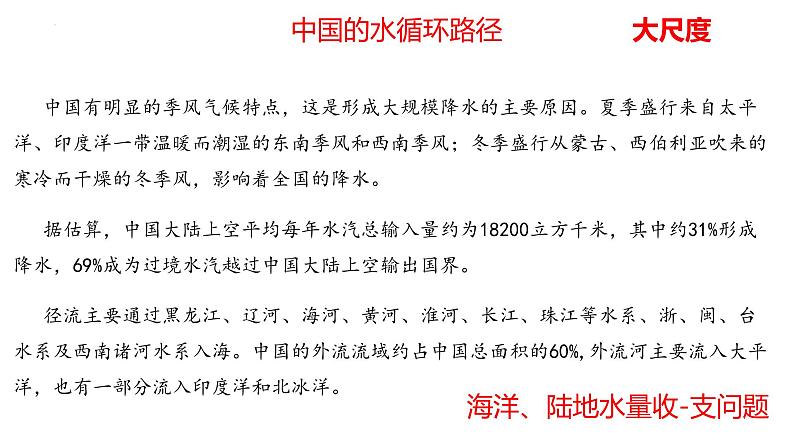 2025届高考地理一轮复习 课件  微专题 水量收支平衡第5页
