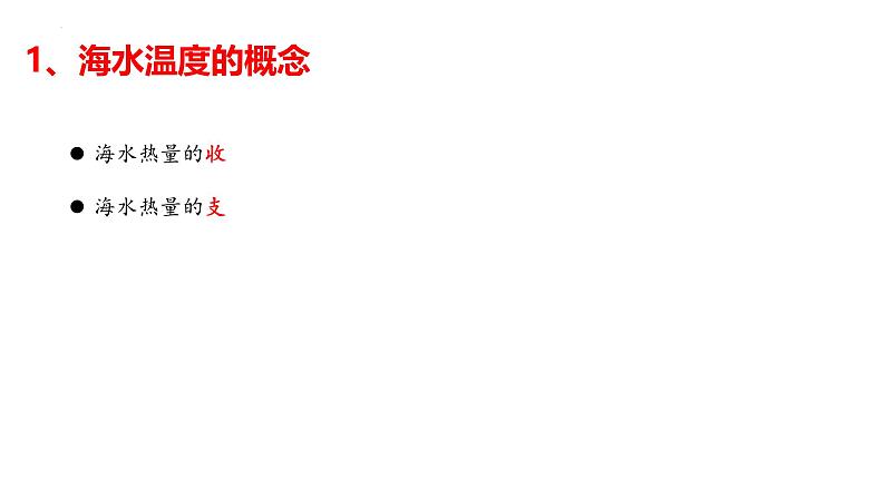 2025届高考地理一轮复习课件 海水温度对自然环境及人类活动的影响02