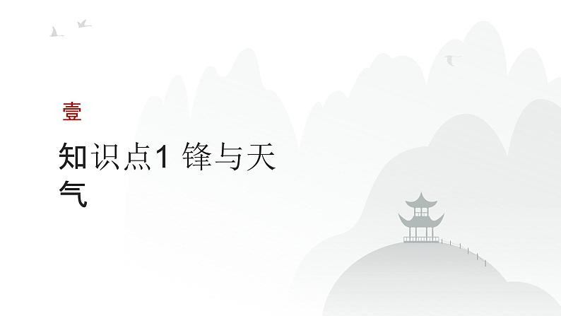 专题三 地球上的大气 第3节 常见天气系统   2025年高考地理基础专项复习 课件第3页