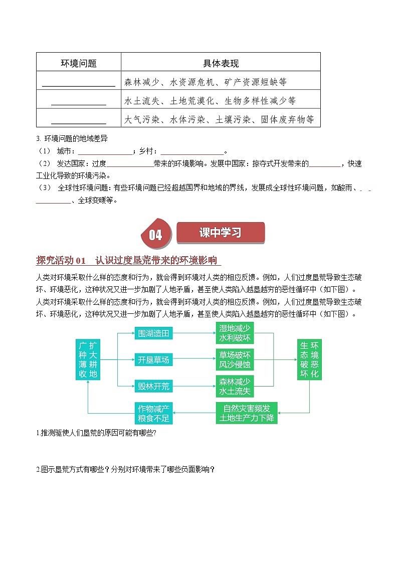 人教版高中地理必修第二册同步讲义5.1 人类面临的主要环境问题（2份，原卷版+解析版）03