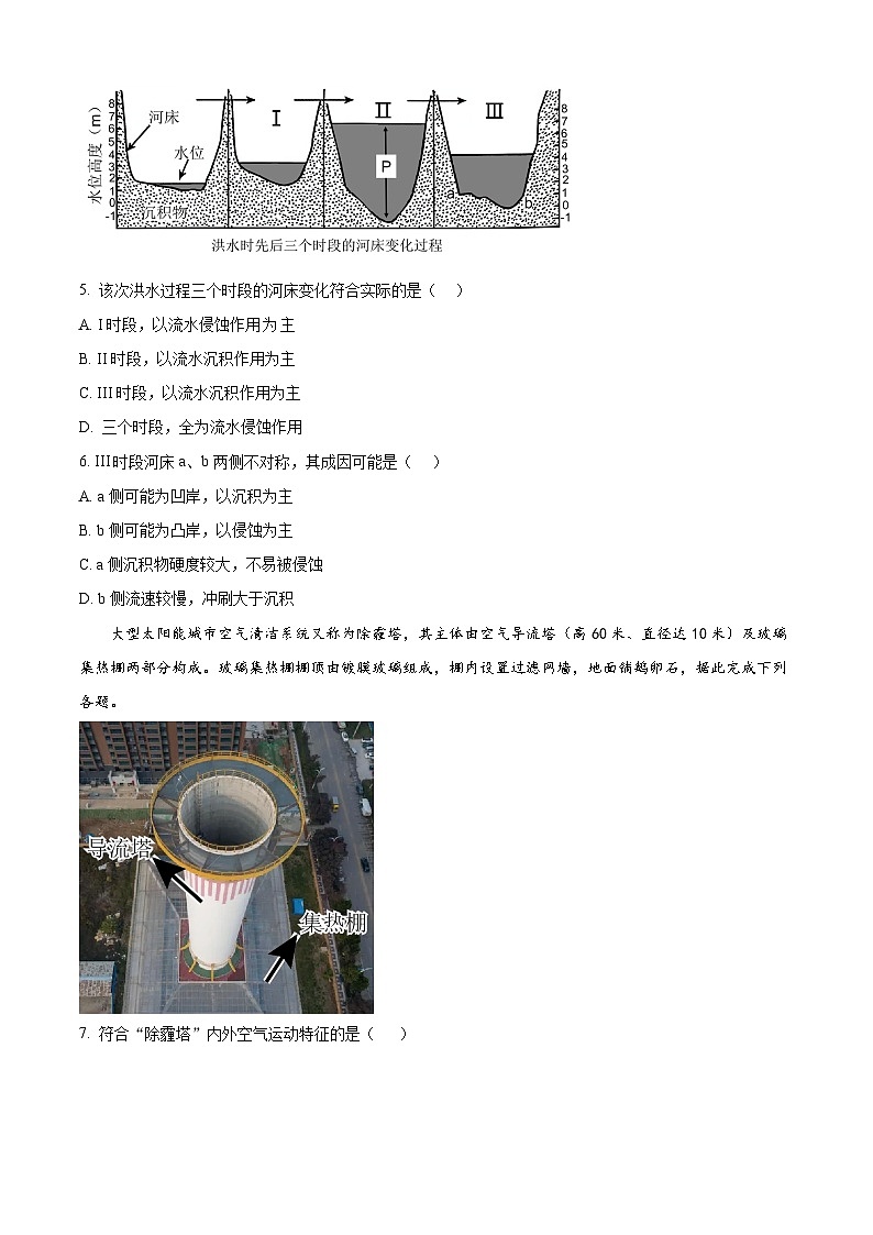 湖南省岳阳市临湘市2024-2025学年高二上学期10月月考地理试卷（Word版附解析）02
