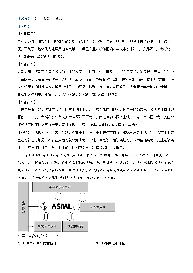 湖南省长沙市长郡中学2024-2025学年高三上学期月考卷（三）地理试卷（Word版附解析）03