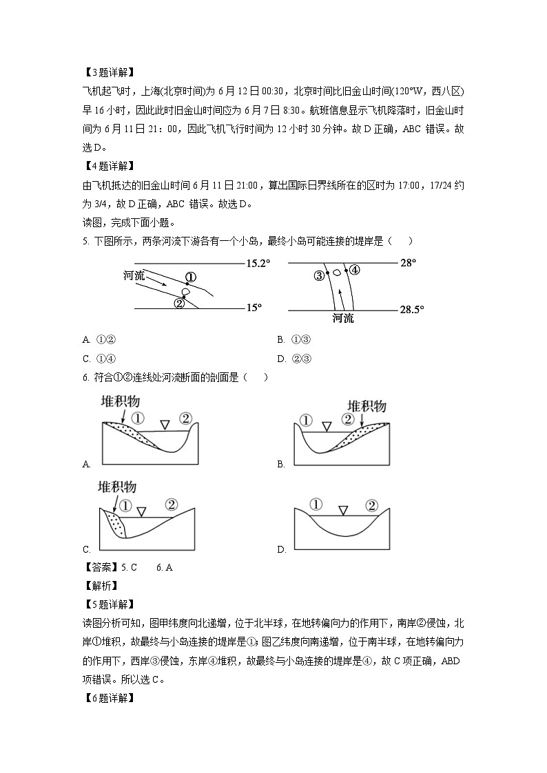 甘肃省张掖市部分学校2024-2025学年高二上学期9月月考试卷地理试卷（解析版）02