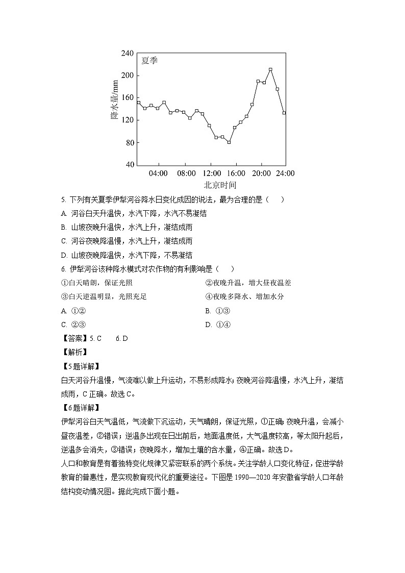 湖南省名校联考联合体2024-2025学年高二上学期第二次联考月考地理试卷（解析版）03