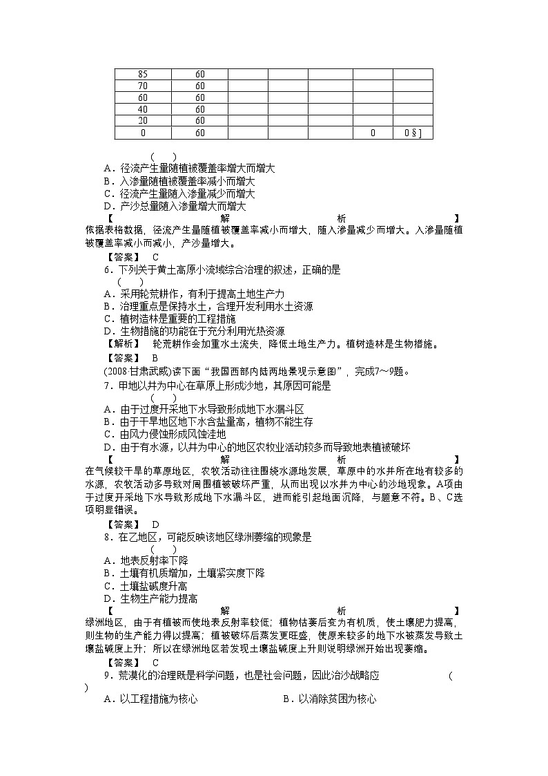 2022年高考地理第一轮总复习第三部分第3单元考点2-强化训练第2页