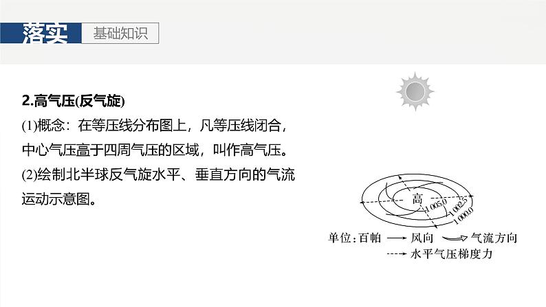 第一部分 第四章 第3讲 课时28　气旋、反气旋与天气第6页