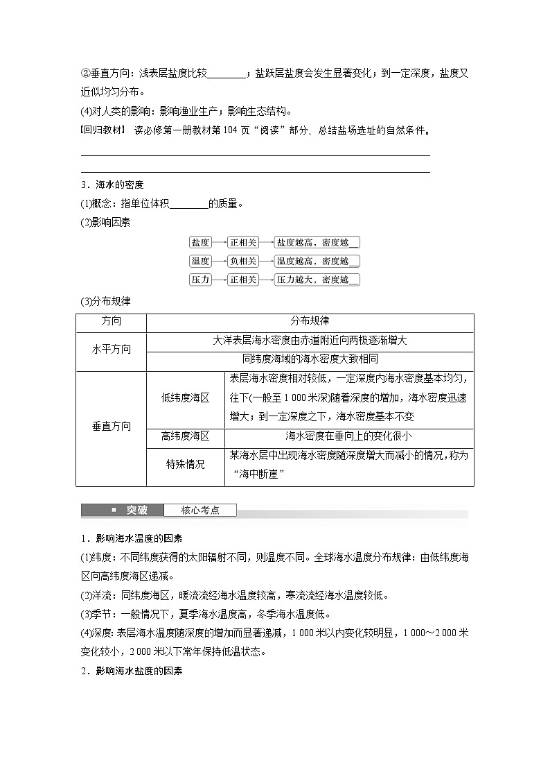 第一部分 第五章 课时31 海水的性质（讲义）第2页