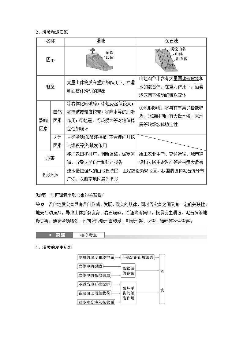 第一部分 第七章 课时40　 地质灾害（教师版）第2页