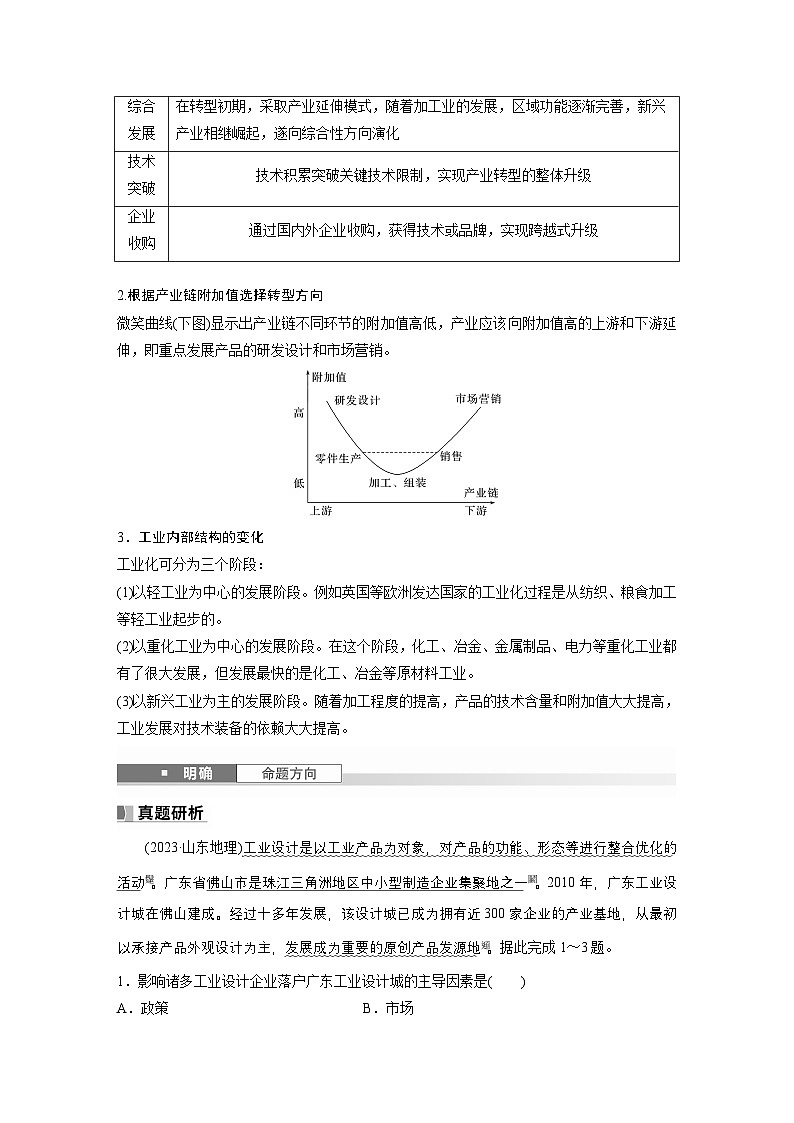 第三部分 第二章 课时60　产业转型地区的结构优化——以美国休斯敦为例（讲义）第3页