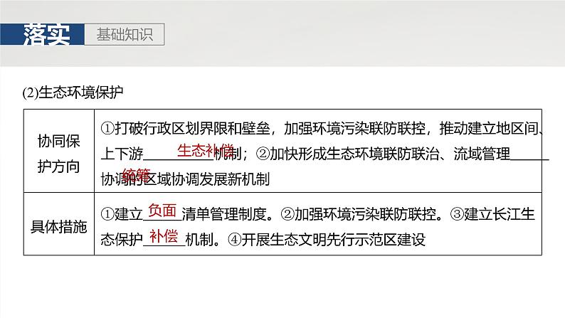 第三部分 第三章 课时65　长江流域协作开发与环境保护第8页