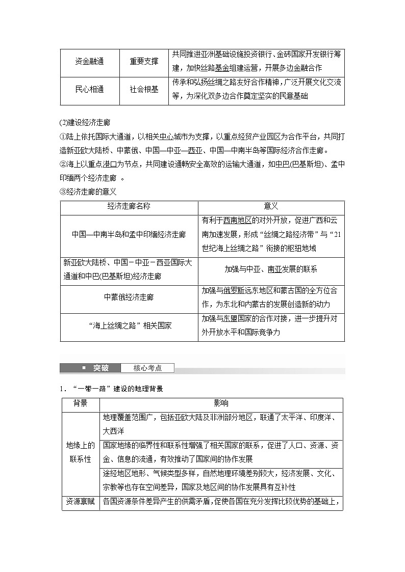 第三部分 第三章 课时66　“一带一路”倡议与国际合作（教师版）第2页