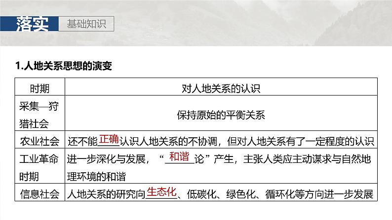 第二部分 第五章 课时55　协调人地关系，实现可持续发展第5页