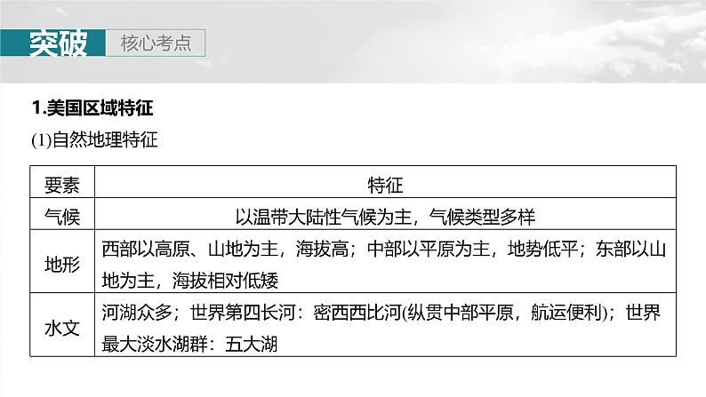 第五部分 第一章 第2讲 课时83　美国　巴西第8页