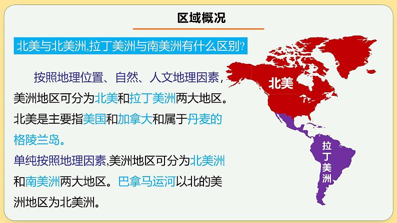 北美和美国  课件-2025年高考地理一轮复习【国家及地区】课件第5页