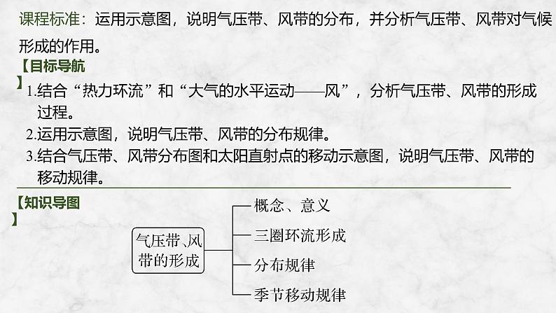 2025届高中地理一轮复习课件：第一部分自然地理第五单元大气的运动第18课时　气压带和风带的形成（共28张ppt）第2页