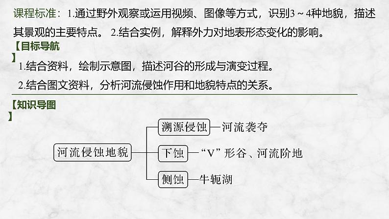 2025届高中地理一轮复习课件：第一部分自然地理第七单元地表形态的塑造第33课时　河流侵蚀地貌（共37张ppt）第2页