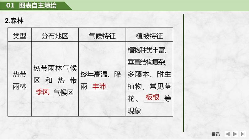 2025届高中地理一轮复习课件：第一部分自然地理第八单元自然环境的整体性与差异性第38课时　植被（共30张ppt）第7页