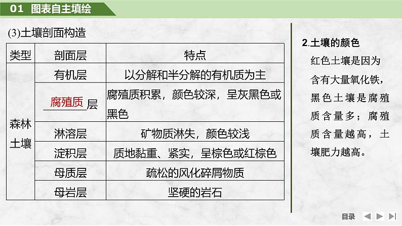 2025届高中地理一轮复习课件：第一部分自然地理第八单元自然环境的整体性与差异性第39课时　土壤（共36张ppt）第8页