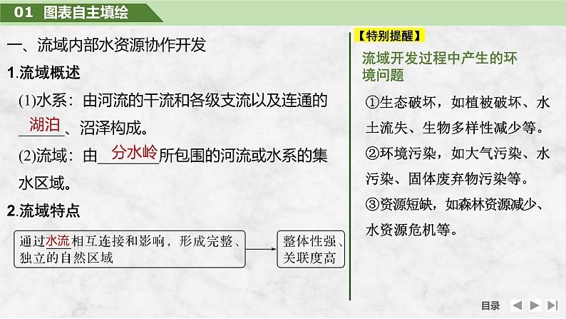 2025届高中地理一轮复习课件：第三部分区域发展第十七单元区际联系与区域协调发展第68课时　流域内协调发展（共35张ppt）第5页