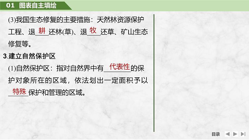 2025届高中地理一轮复习课件：第四部分资源、环境与国家安全第二十单元环境安全与资源安全第79课时　生态保护与国家安全（共28张ppt）第8页