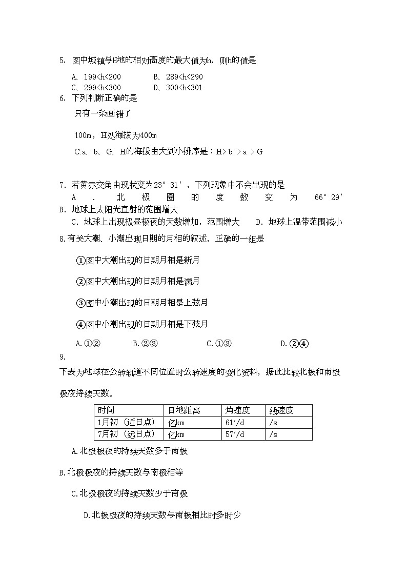 2022年四川省成都市树德协进高二地理上学期期中考试试题旧人教版会员独享第2页
