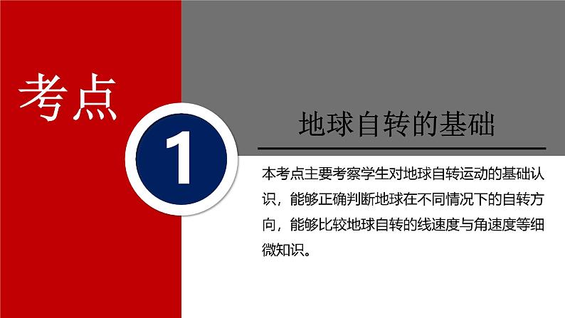 第一章 地球运动的意义（串讲课件）-2024-2025学年高二地理上学期期中考点大串讲（鲁教版2019选择性必修一）04