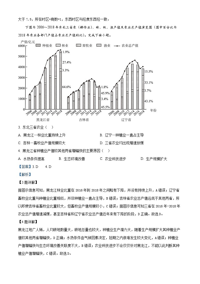 陕西省安康市2024-2025学年高二上学期10月月考地理试题含解析第2页