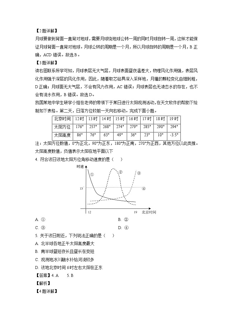 江苏省南京市某校2024-2025学年高二上学期第二次月考（期中模拟）地理试卷（解析版）第2页