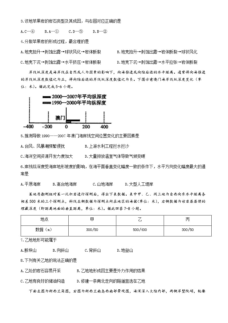 辽宁省沈阳市辽宁省实验中学2024-2025学年高二上学期期中考试地理试题第2页