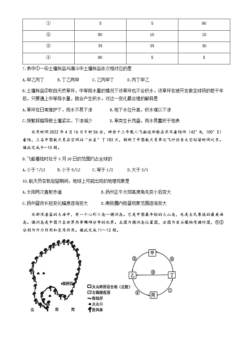 黑龙江省绥化市绥棱县第一中学2024-2025学年高三上学期11月月考地理试题第3页