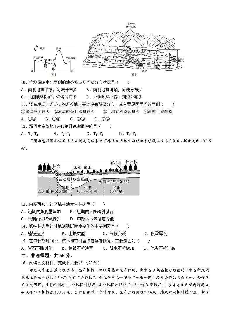 2025宜昌协作体高三上学期期中考试地理含解析第3页